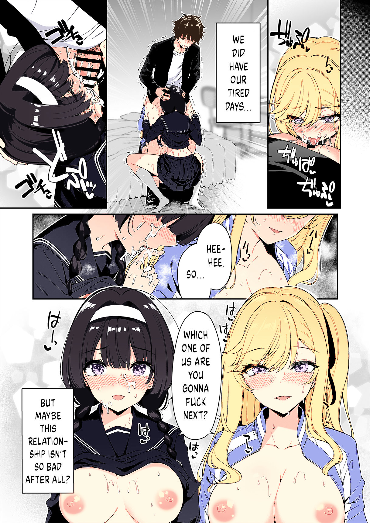 Hentai Manga Comic-A Story of the Asocial Couple And Gal Girls Sex Training-Read-40